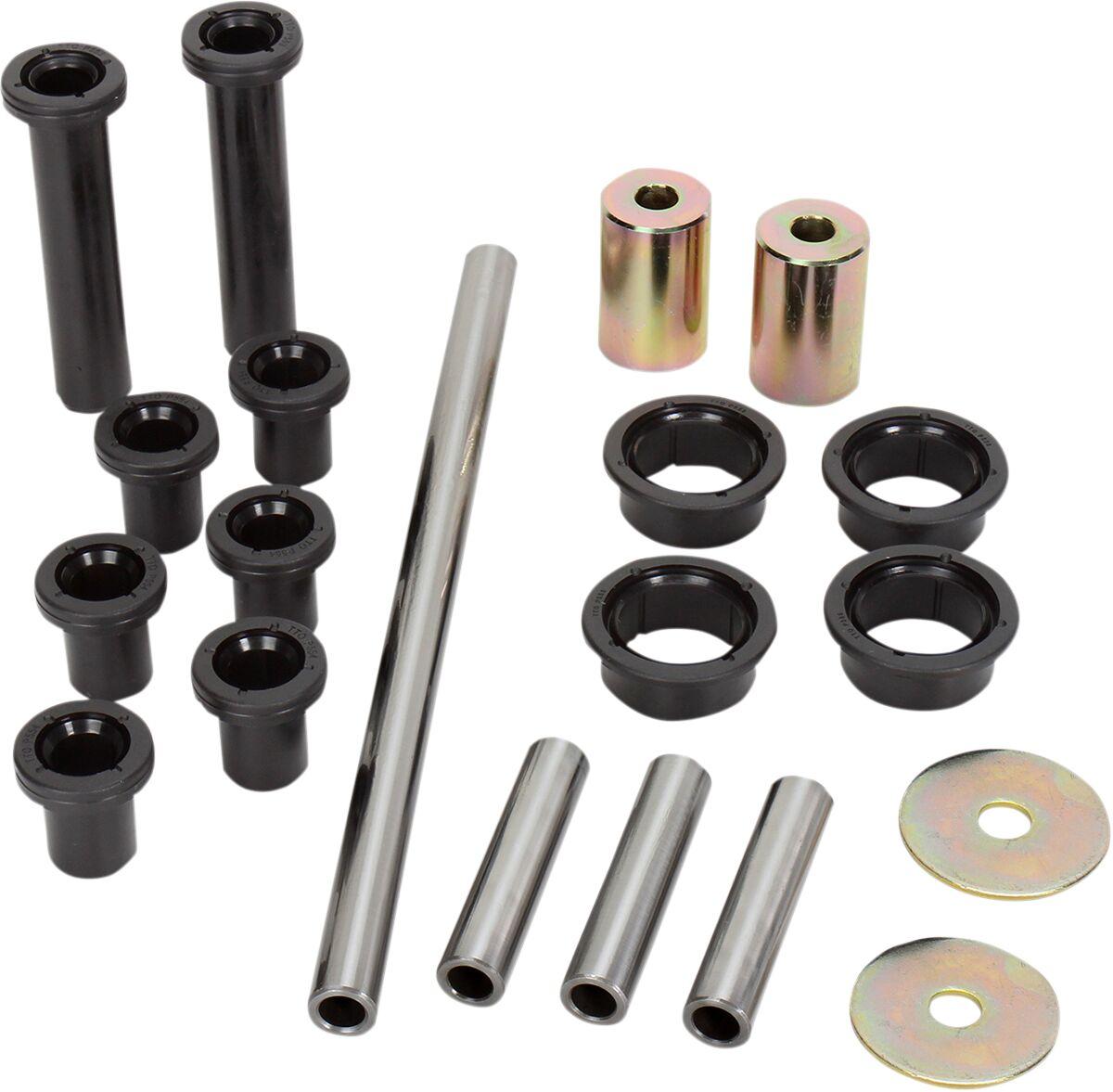 50-1105 - Moose Racing Independent Suspension Linkage Rebuild Kit For Polaris Hawkeye 400 HO 2x4 2011-2014 Rear - Black/Silver