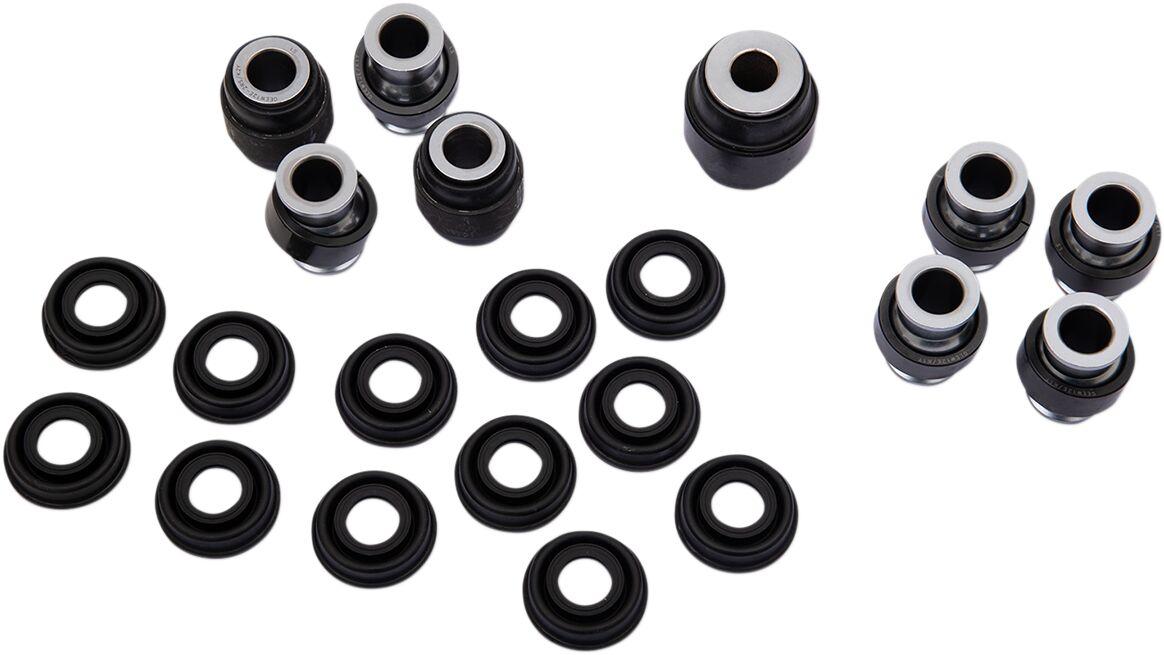50-1183 - Moose Racing Independent Suspension Linkage Rebuild Kit For Can Am Maverick 900 HO EFI 4X4 2018 Rear - Black/Silver