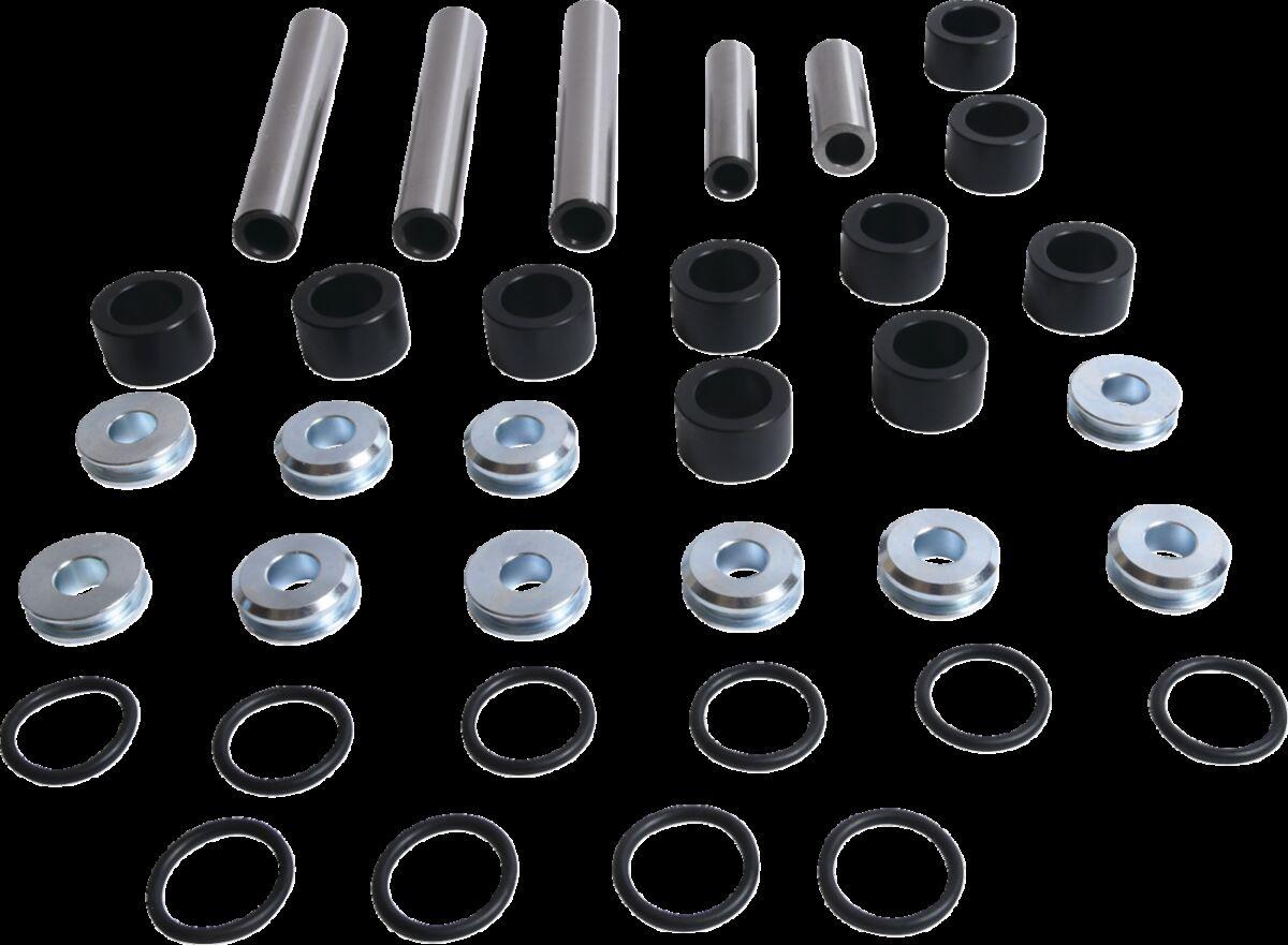 50-1242 - Moose Racing Independent Suspension Linkage Rebuild Kit For Polaris General XP 1000 4X4 2020-2026 Rear - Black/Silver