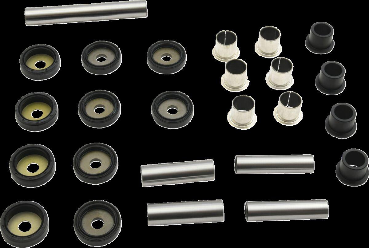 50-1241 - Moose Racing Independent Suspension Linkage Rebuild Kit For Arctic Cat Textron Wildcat 1000 EFI 4X4 2020 Rear - Black/Silver