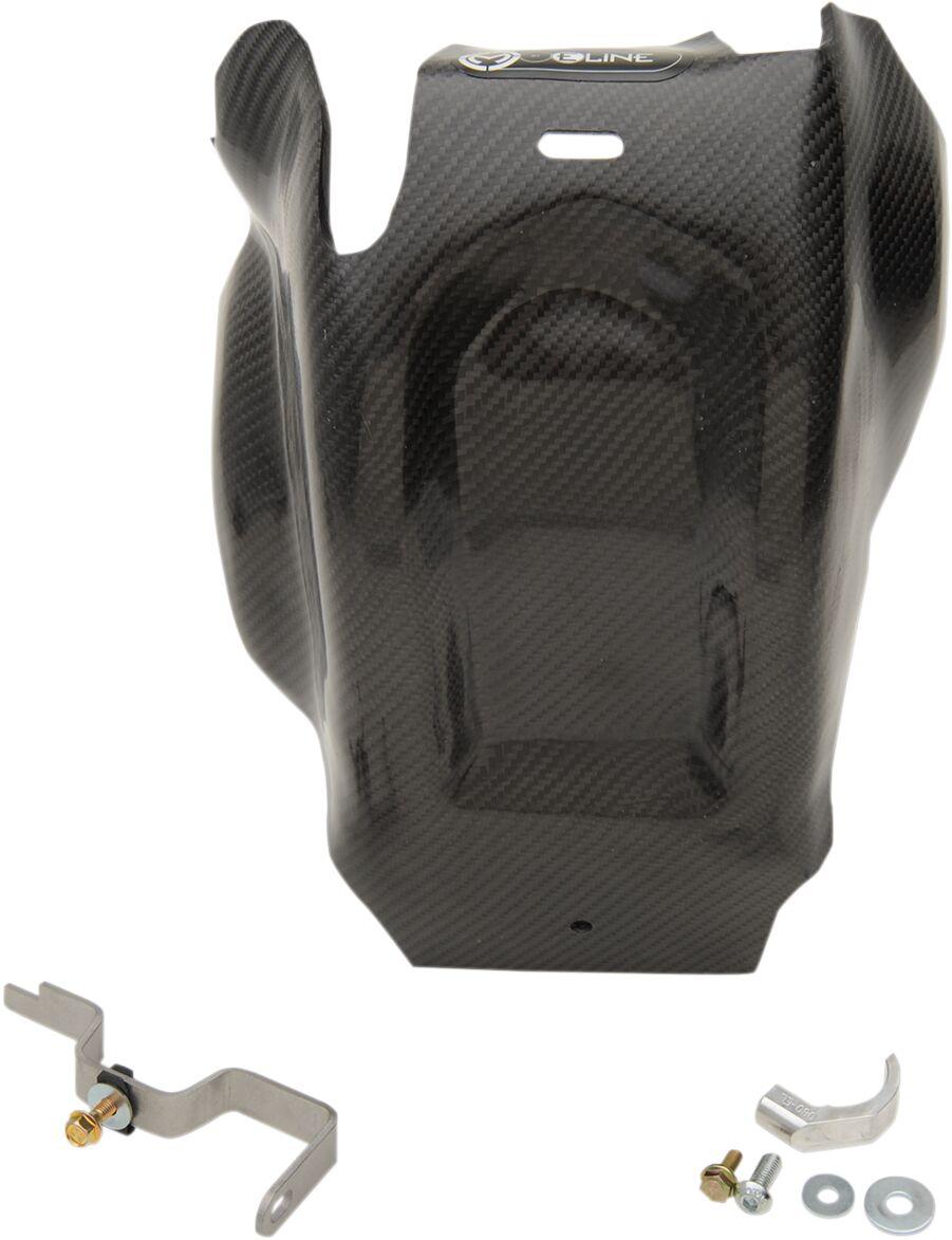 MSP25017 - 05061244 - Moose Carbon Fibre Skid Plate - Husqvarna TC250 & TE 250/300 & KTM SX250 2017-18