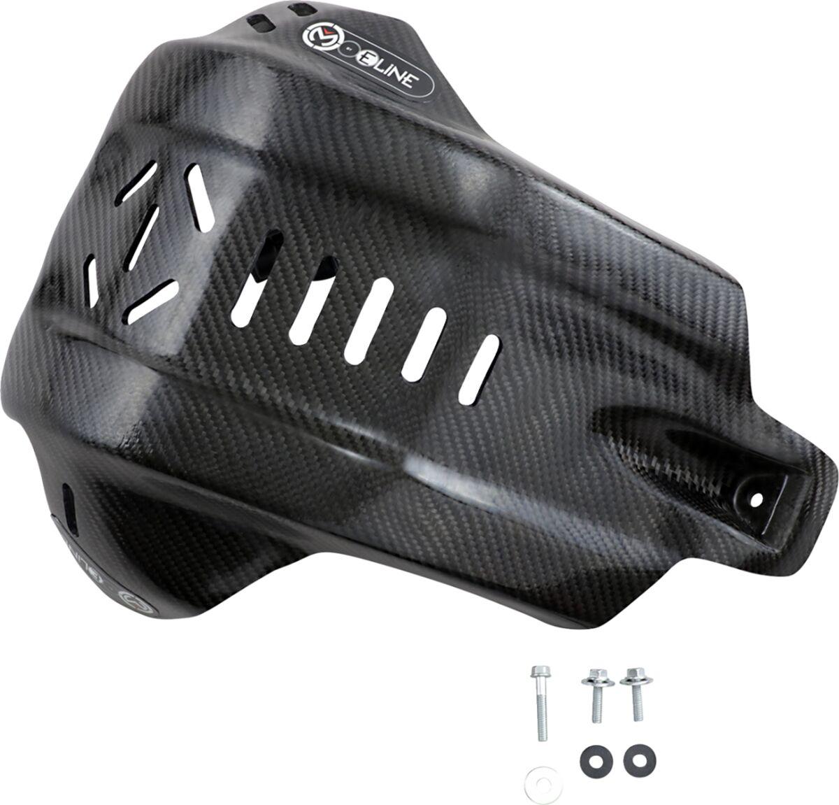 HSP25018 - 05061269 - Moose Carbon Fibre Skid Plate - Honda CRF250R 2018-19, CRF250RX 2019, CRF450R 2019-20