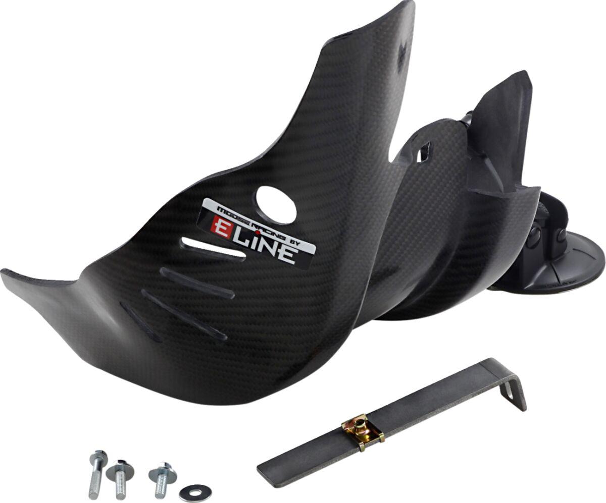YSP25019F - 05061353 - Moose Carbon Skid Plate - Yamaha YZF250 2019