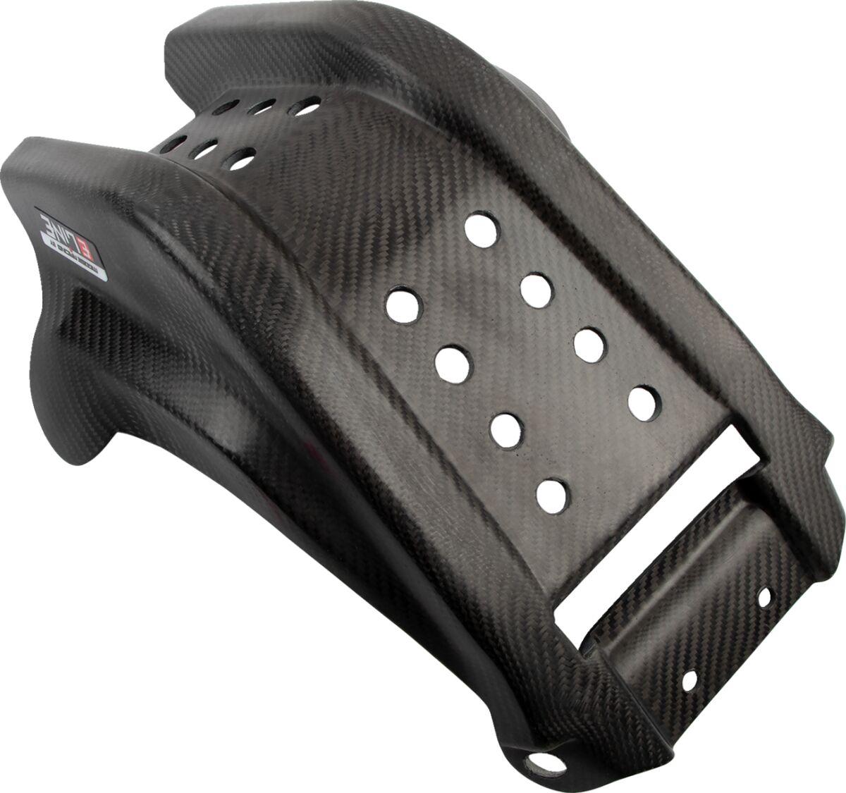 MSP25023 - Moose Racing Carbon Fibre Skid Plate For Gas Gas EX350F 2024 - Black