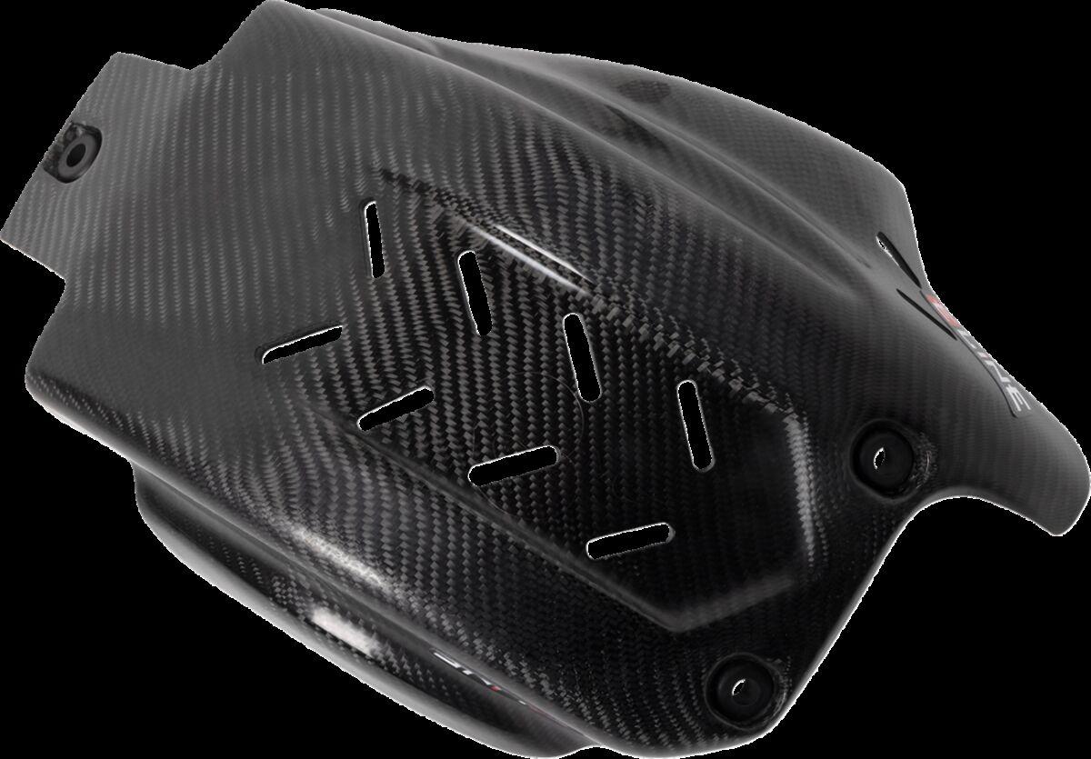 YSP45020 - Moose Racing Carbon Fibre Skid Plate For Yamaha YZF250X 2020-2024 (US Models) - Black