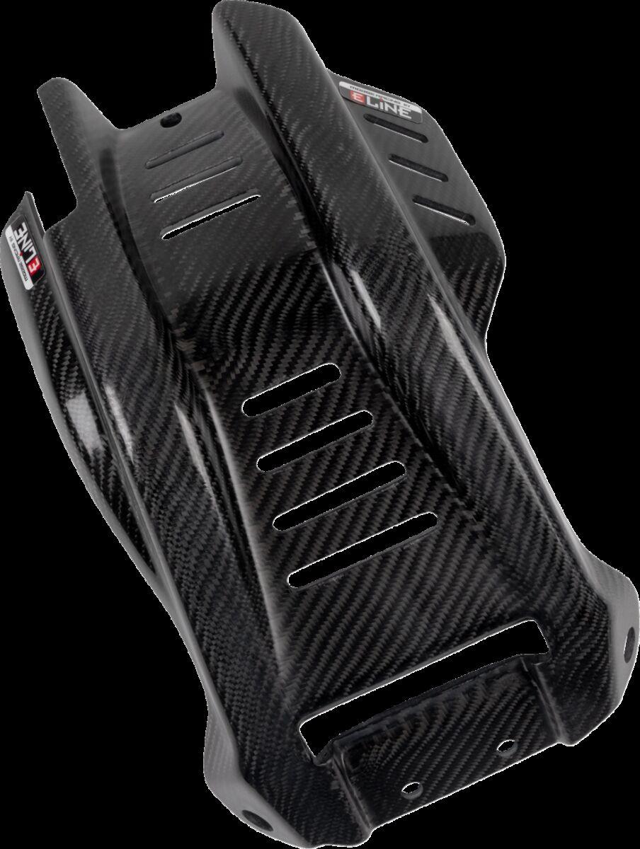 MSP12523 - Moose Racing Carbon Fibre Skid Plate For Gas Gas MC125 2024 - Black
