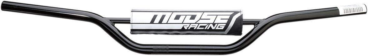 H31-1041MB - Moose Racing Carbon Steel 1-1/8" Handlebar 50 mm (1-15/16") - Black