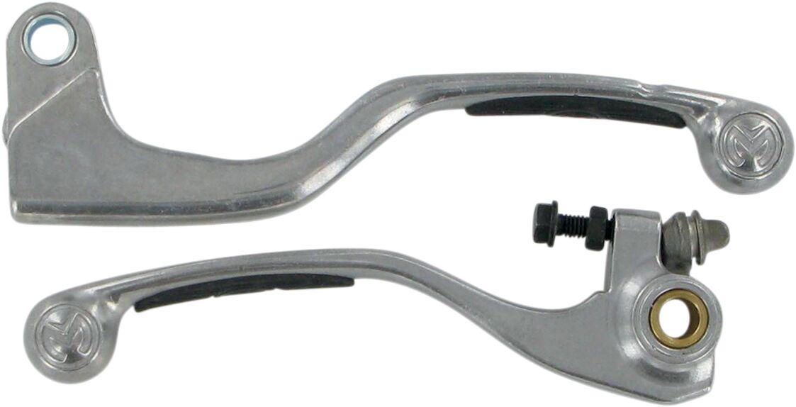 1SGHA92 - Moose Racing Competition Grip Lever Set For Honda CRF250R 2007-2015 - Black/Silver