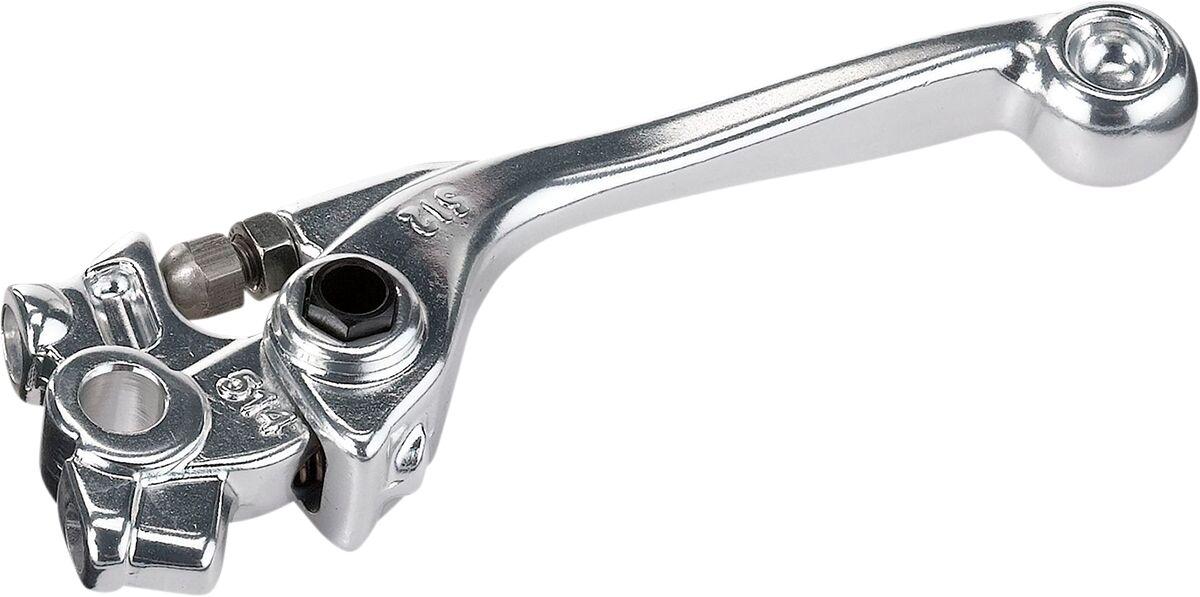 H07-2909BS - Moose Racing Forged Flexi Brake Lever For Kawasaki KX250 2021-2024 - Silver