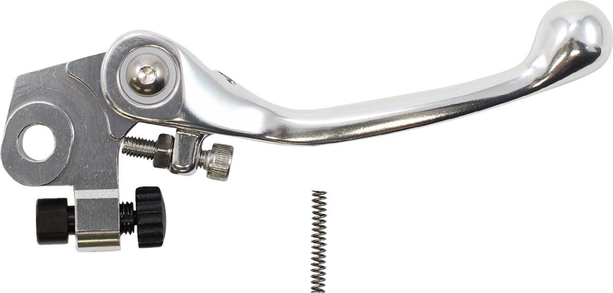 H07-5942 BS - Moose Racing Forged Flexi Brake Lever For Gas Gas EC250 2021-2023 - Polished/Silver