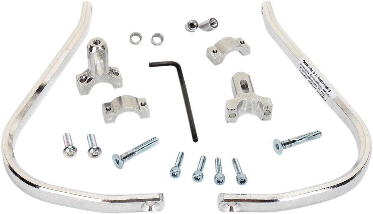 50-4014S - Moose Racing Aluminium Hand Guards - Silver