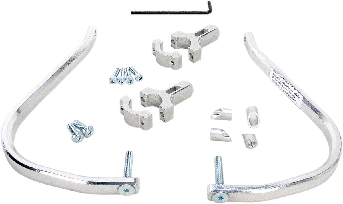 50-4014M - Moose Racing Aluminium Hand Guards - Silver