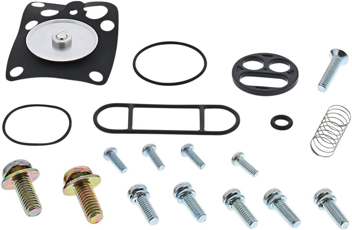 60-1038 - Moose Racing Fuel Petcock Rebuild Kit For Suzuki LT-A 500 F 4X4 1999-2001 - Black/Silver