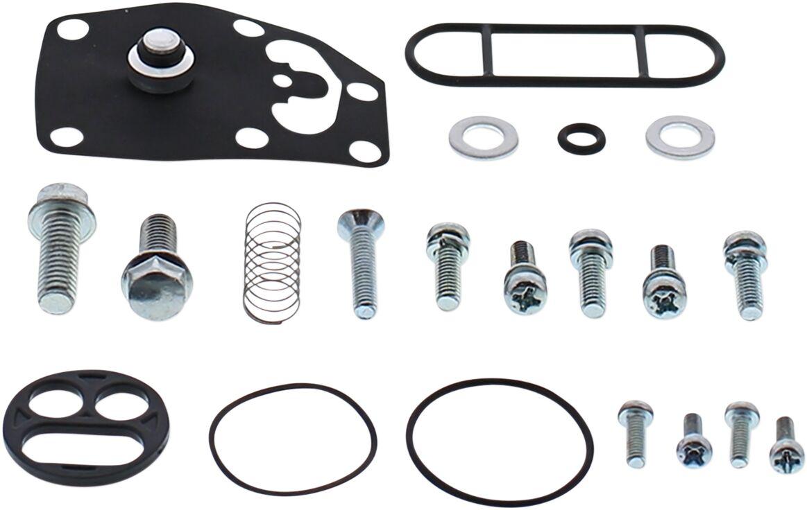 60-1043 - Moose Racing Fuel Petcock Rebuild Kit For Suzuki LT-A 400 2X4 2002-2004 - Black/Silver