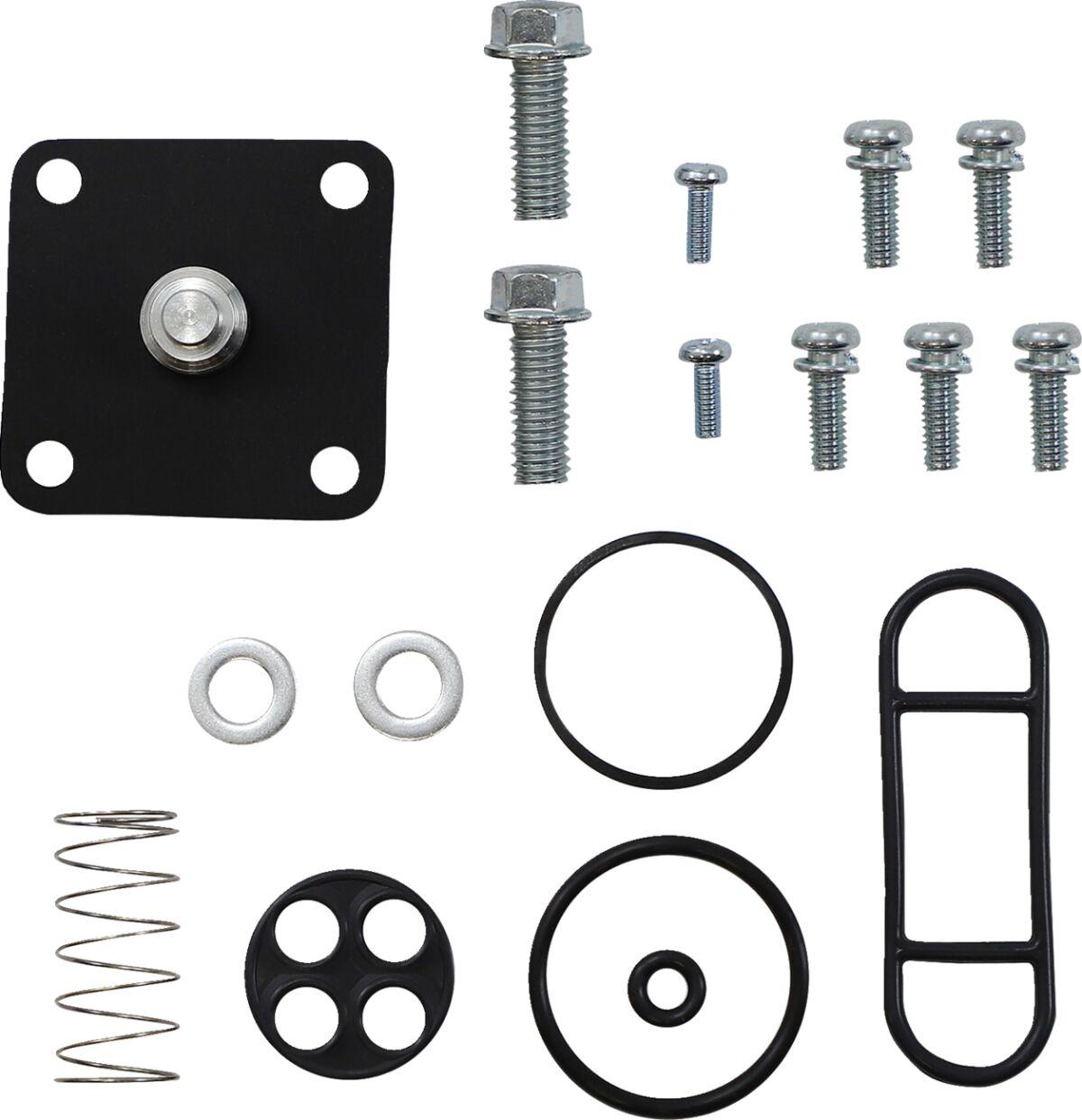 60-1050 - Moose Racing Fuel Petcock Rebuild Kit For Suzuki LT-Z 90 2X4 2007-2021 - Black/Silver