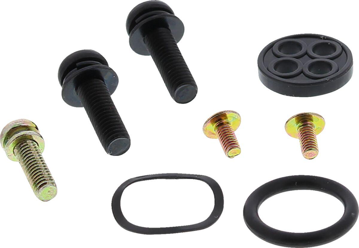 60-1034 - Moose Racing Fuel Petcock Rebuild Kit For Arctic Cat Textron 150 2X4 2009-2017 - Black/Zinc