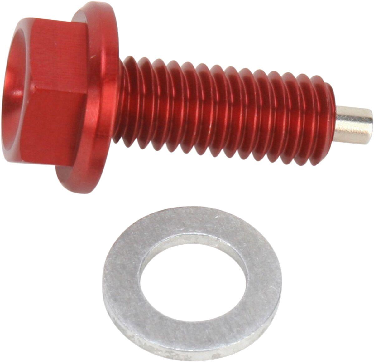 DP129 - Moose Racing Magnetic Drain Plug For Honda CRF250L 2013-2016 - Red