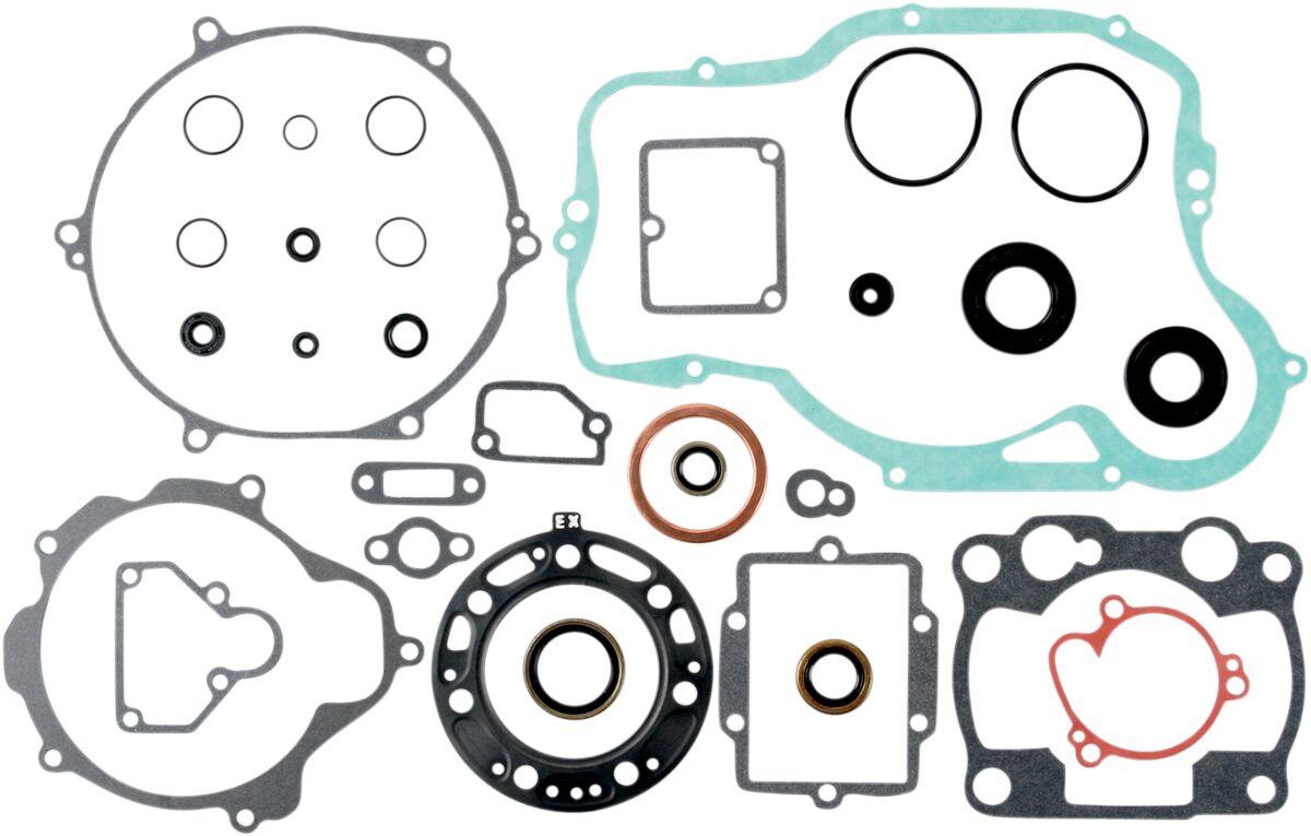 811478MSE - Moose Racing Complete Gasket & Oil Seal Kit For Kawasaki KX250 1993-1996