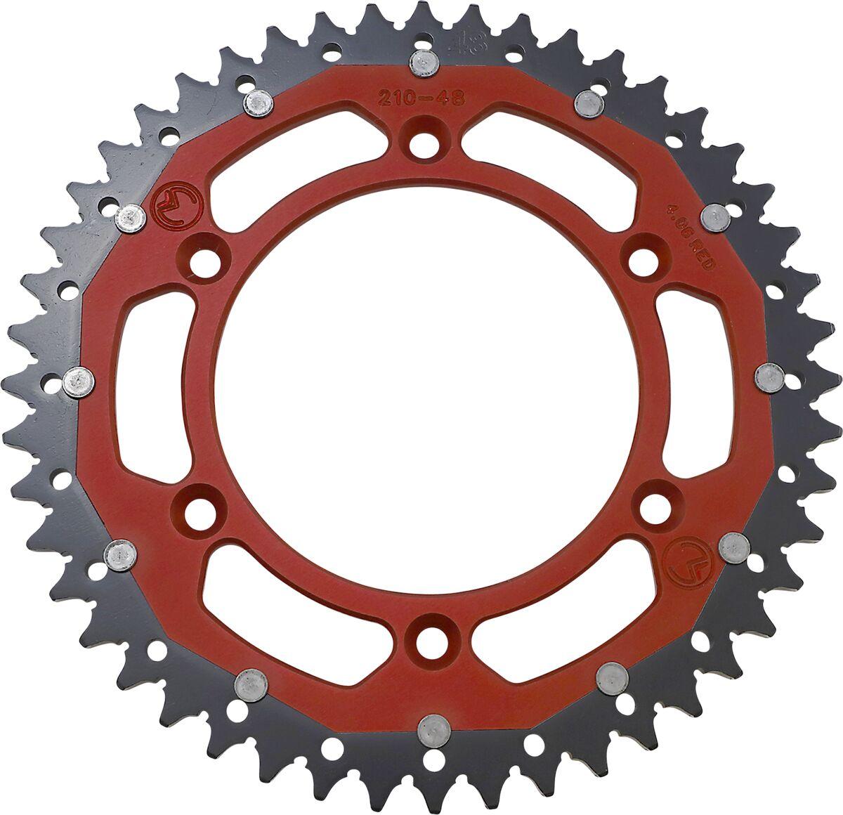 1210-210-48-13X - Moose Racing Dual Sprocket For Honda CR125 1984-2007 Rear Red 48T