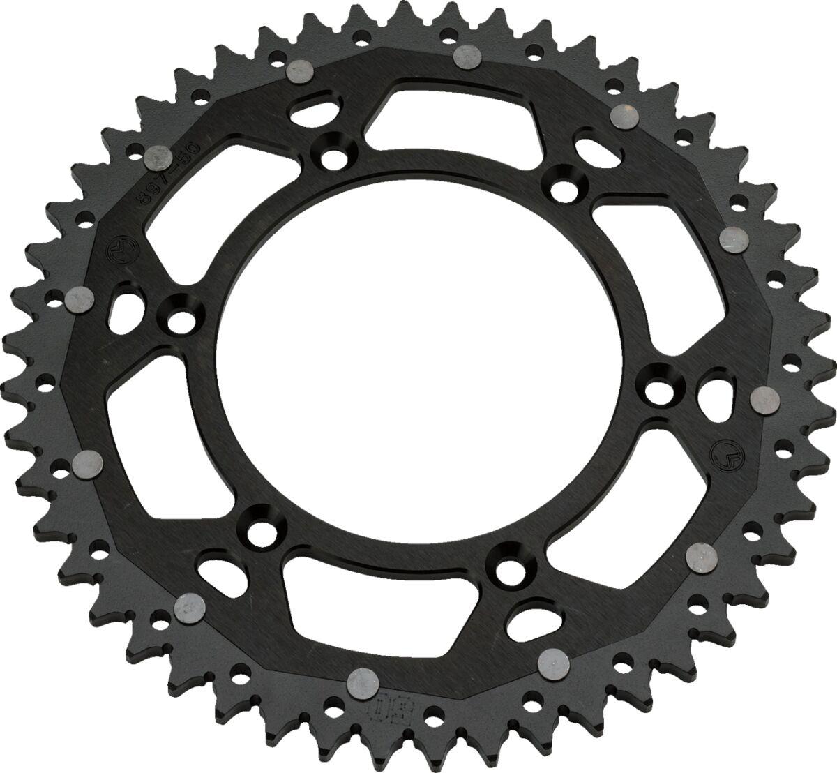 1210-210-49-10X - Moose Racing Dual Sprocket For Honda CR125 1984-2007 Rear Black 49T