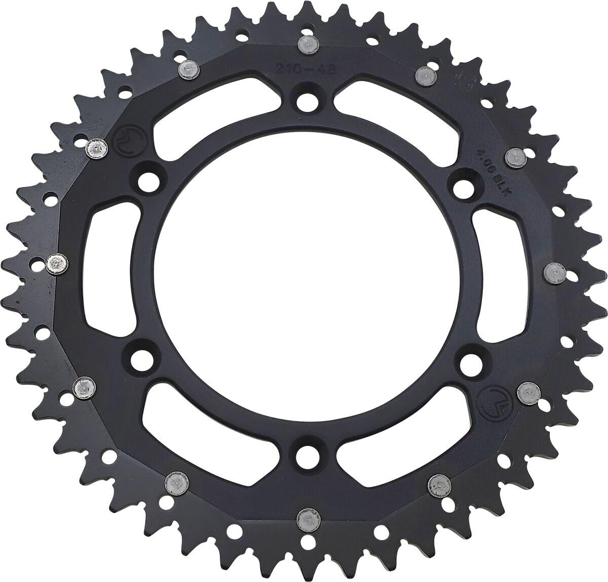 1210-210-48-10X - Moose Racing Dual Sprocket For Honda CR125 1984-2007 Rear Black 48T