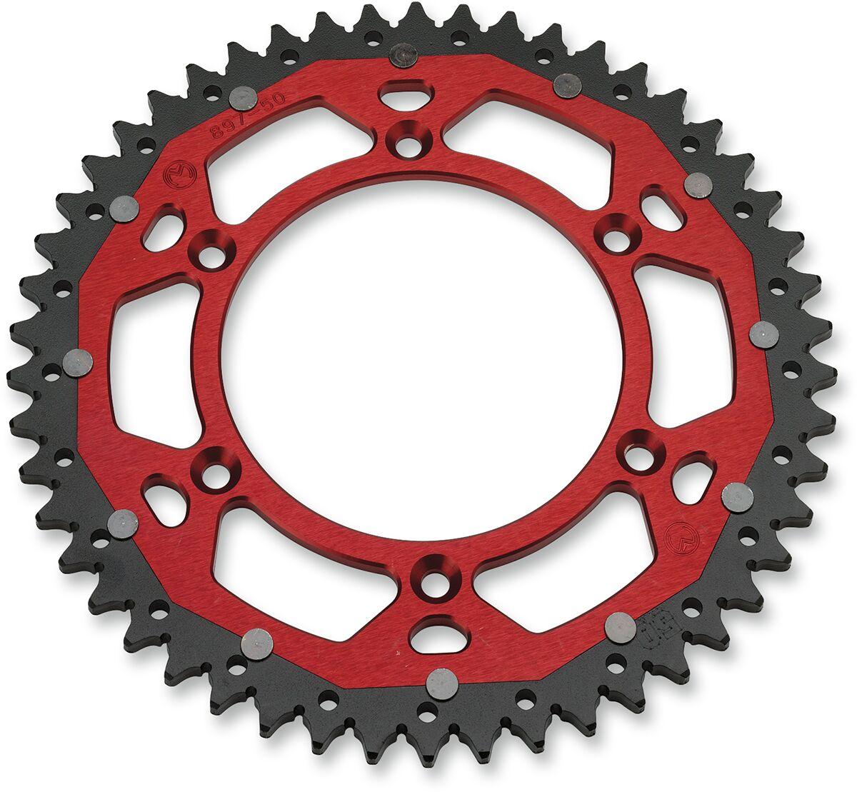 1210-210-50-13X - Moose Racing Dual Sprocket For Honda CR125 1984-2007 Rear Red 50T