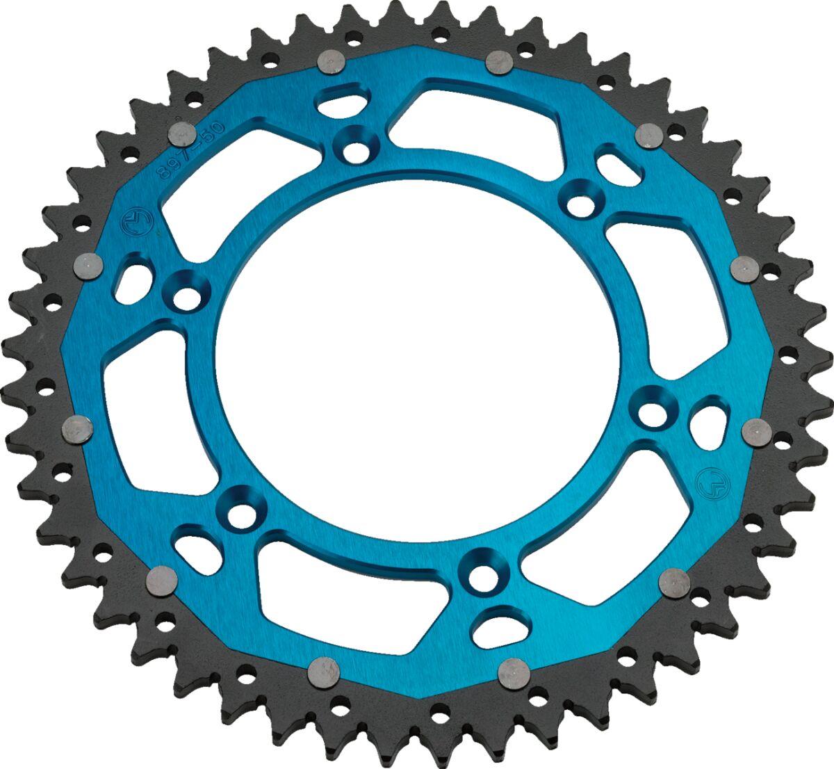 1210-251-50-12X - Moose Racing Dual Sprocket For Yamaha IT 250 1981-1983 Rear Blue 50T