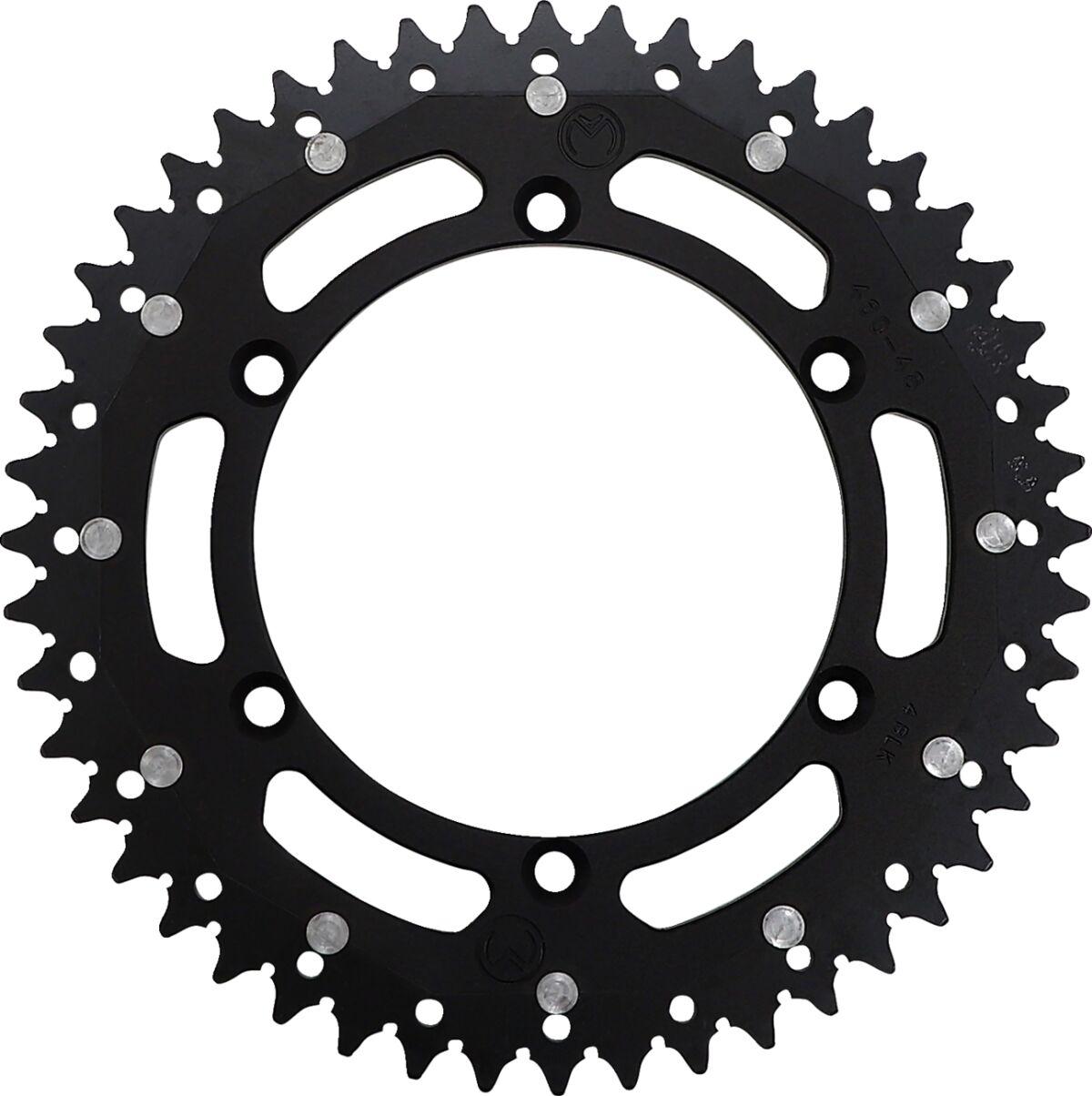 1210-460-48-10X - Moose Racing Dual Sprocket For Kawasaki KDX175 1980-1982 Rear Black 48T