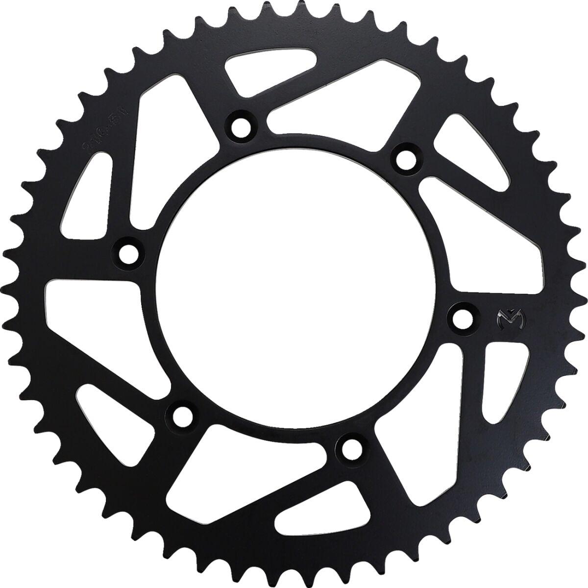 1210-210-51-STL - Moose Racing Steel Rear Sprocket For Honda CR125 1984-2007 Rear Zinc Plated 51T