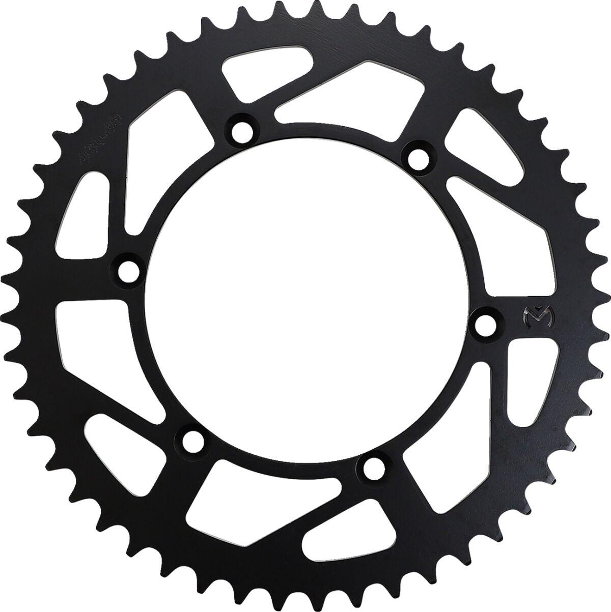1210-460-49-STL - Moose Racing Steel Sprocket For Kawasaki KDX175 1980-1982 Rear Black 49T