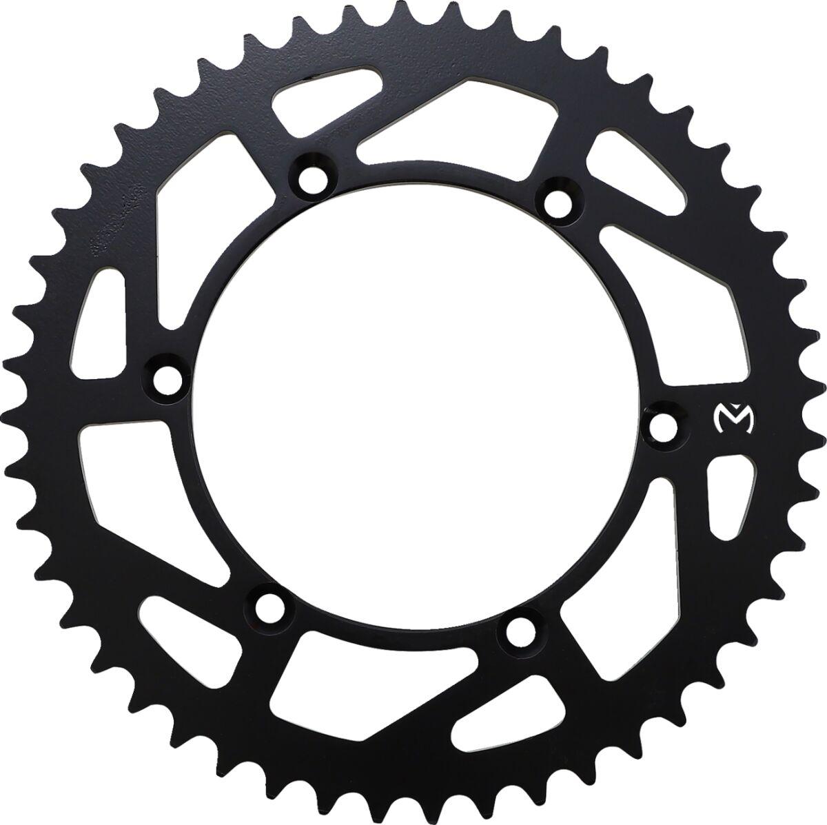 1210-460-48-STL - Moose Racing Steel Sprocket For Kawasaki KDX175 1980-1982 Rear Black 48T