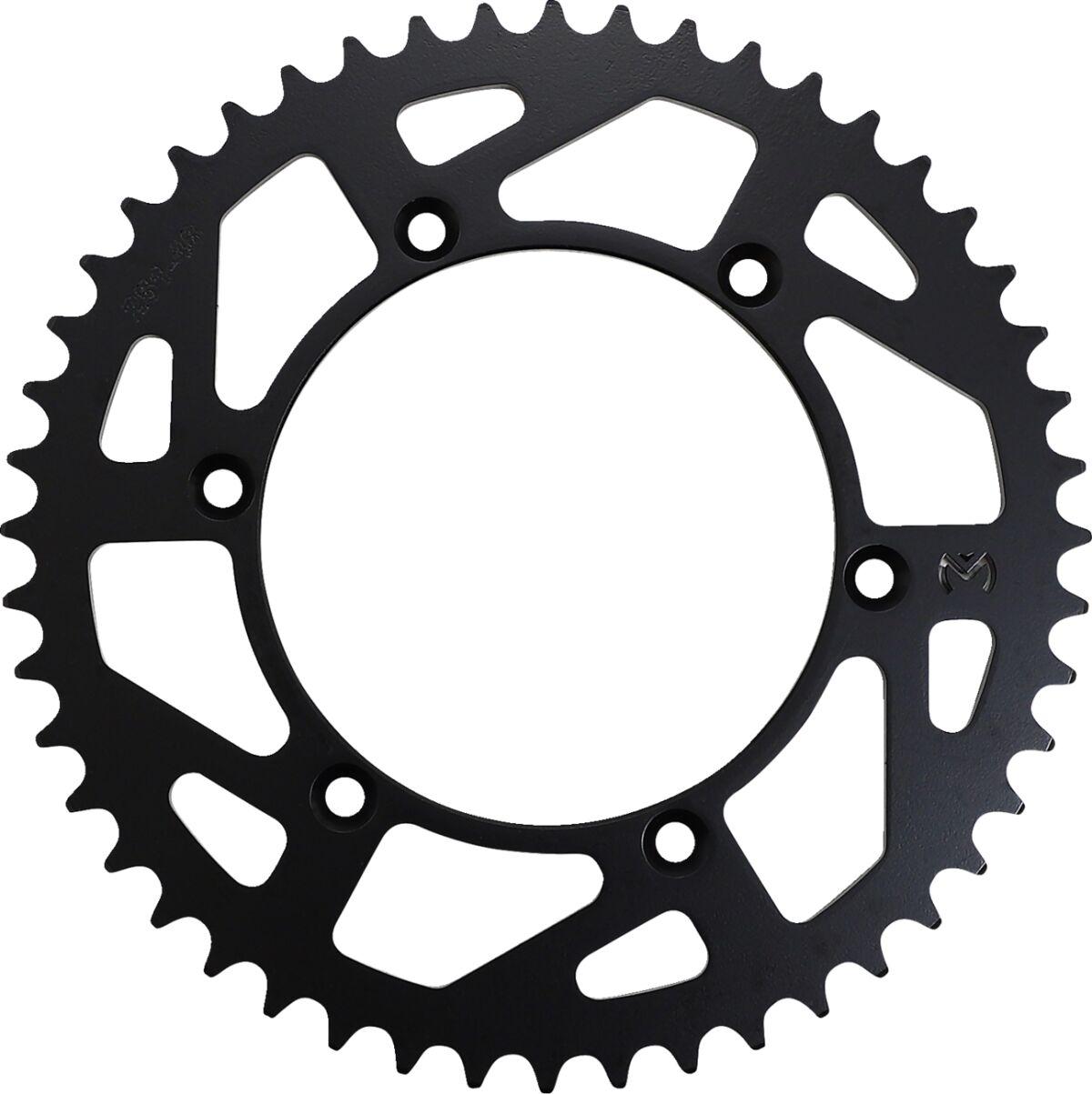 1210-251-48-STL - Moose Racing Steel Sprocket For Yamaha TTR230 2005-2017 Rear Black 48T
