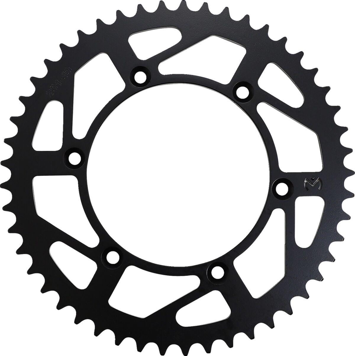 1210-251-49-STL - Moose Racing Steel Sprocket For Yamaha TTR230 2005-2017 Rear Black 49T