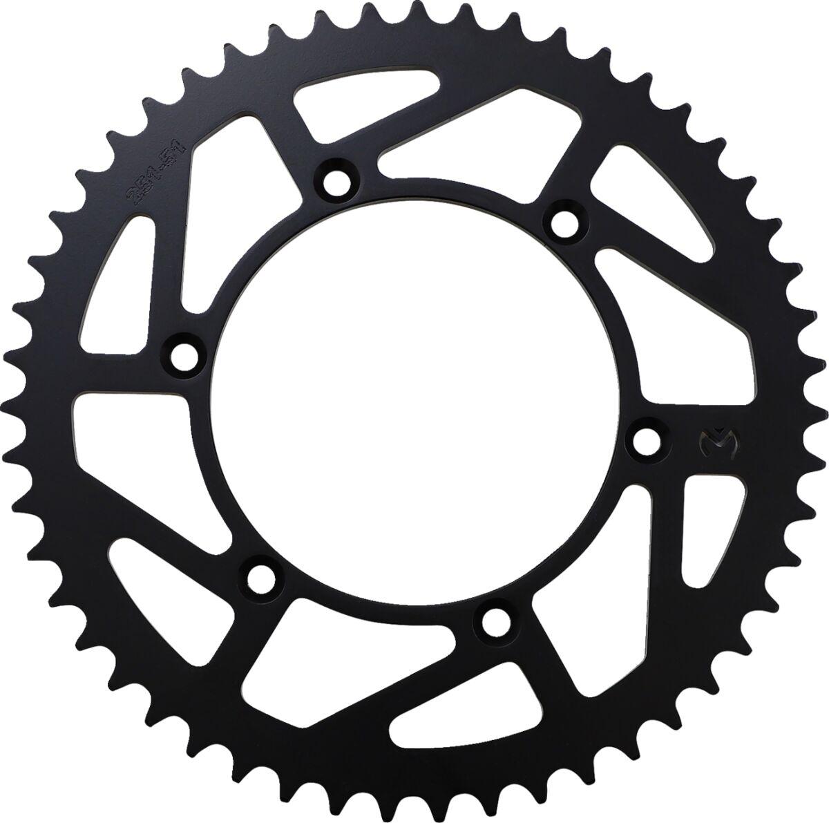 1210-251-51-STL - Moose Racing Steel Sprocket For Yamaha TTR230 2005-2017 Rear Black 51T