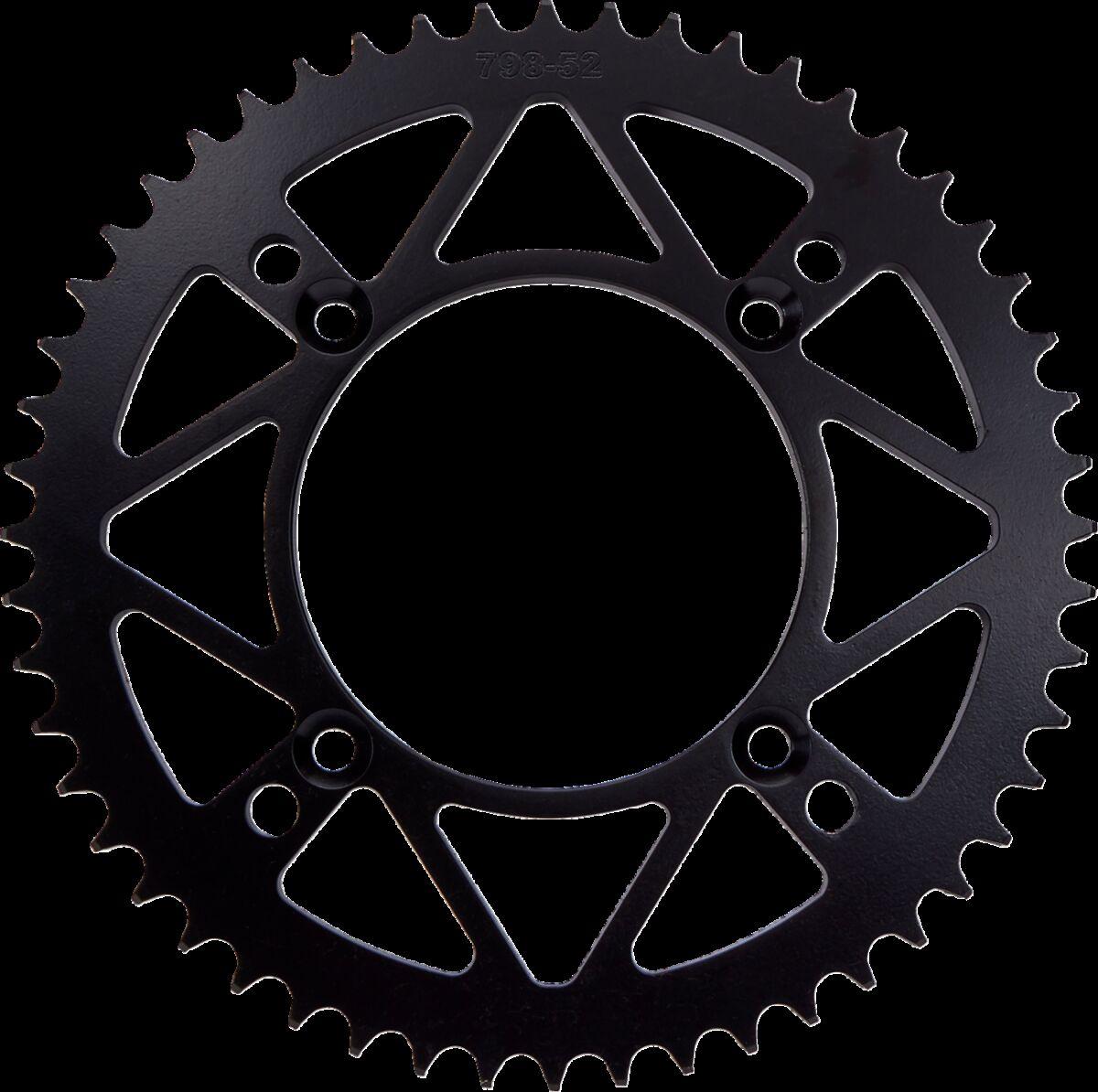 1210-798-52-STL - Moose Racing Steel Rear Sprocket For Suzuki RM80 1982-2001 Rear Black 52T