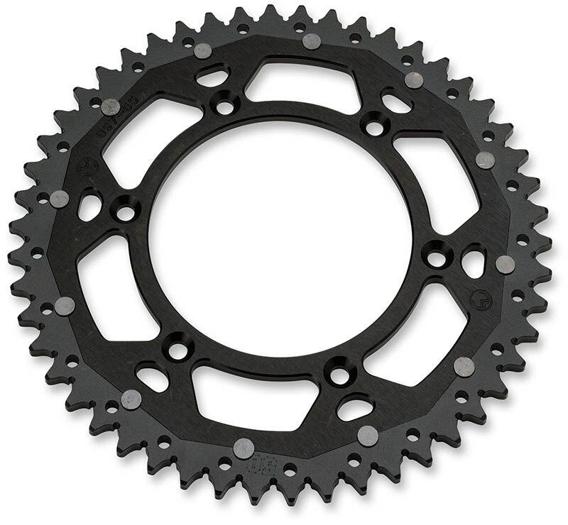 1210-895-48-10X - Moose Racing Dual Rear Sprocket For Gas Gas MC85 2022-2024 Rear Black 48T