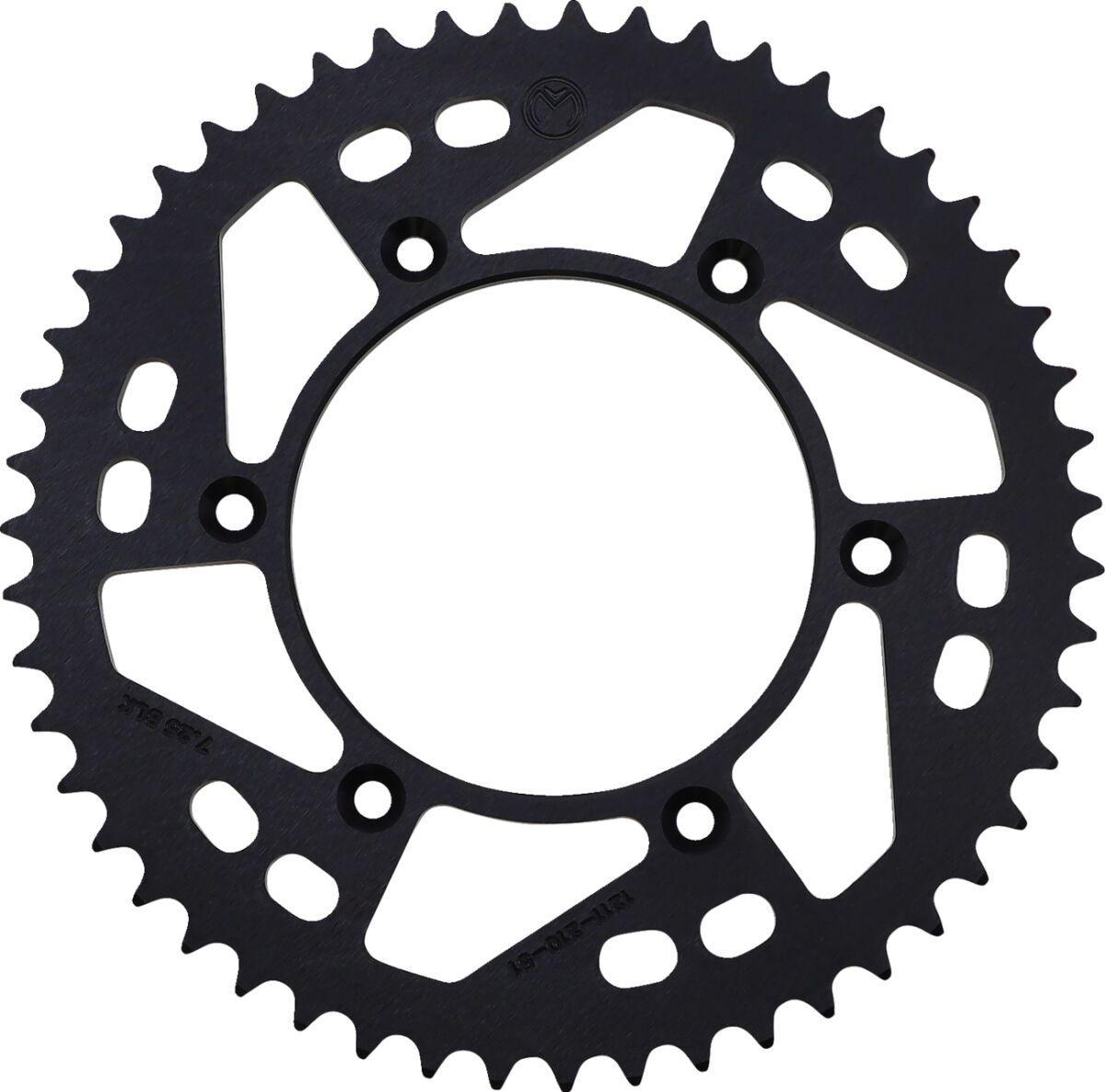 1211-210-51-10 - Moose Racing Rear Aluminium Sprocket For Honda CR125 1984-2007 Rear Black 51T
