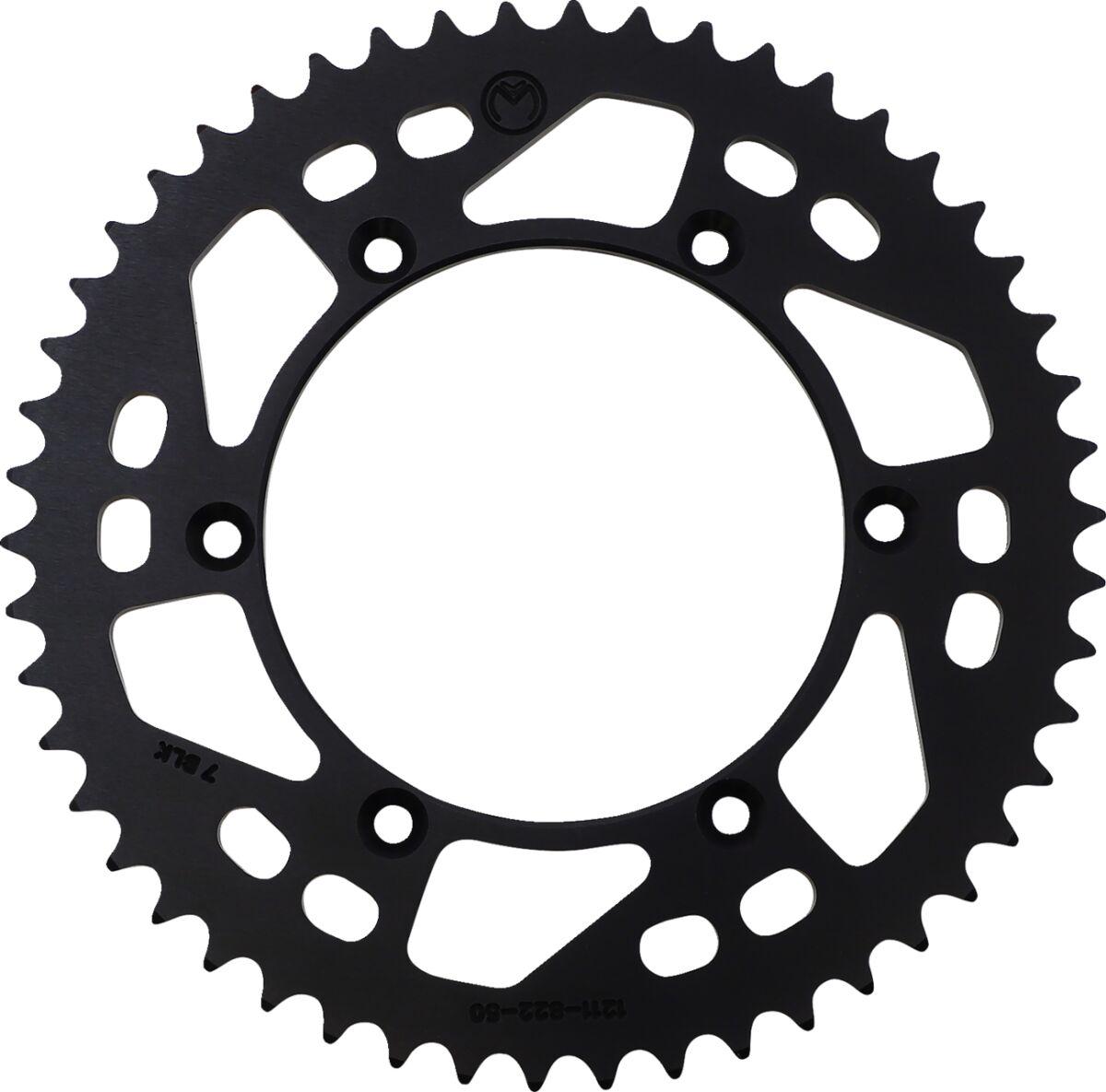 1211-822-50-10 - Moose Racing Aluminium Sprocket For Husqvarna AE 430 Rear Black 50T 1986-1988