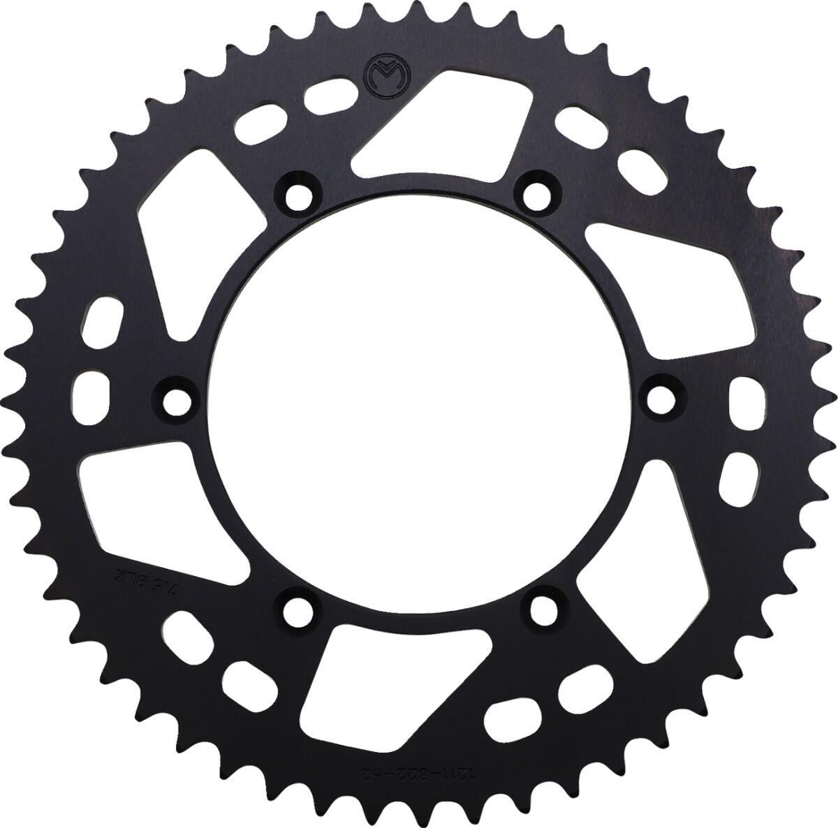 1211-822-52-10 - Moose Racing Aluminium Sprocket For Husqvarna AE 430 Rear Black 52T 1986-1988