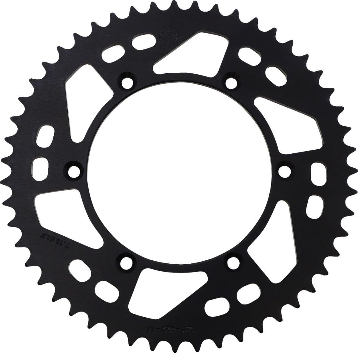 1211-822-51-10 - Moose Racing Aluminium Sprocket For Husqvarna AE 430 Rear Black 51T 1986-1988