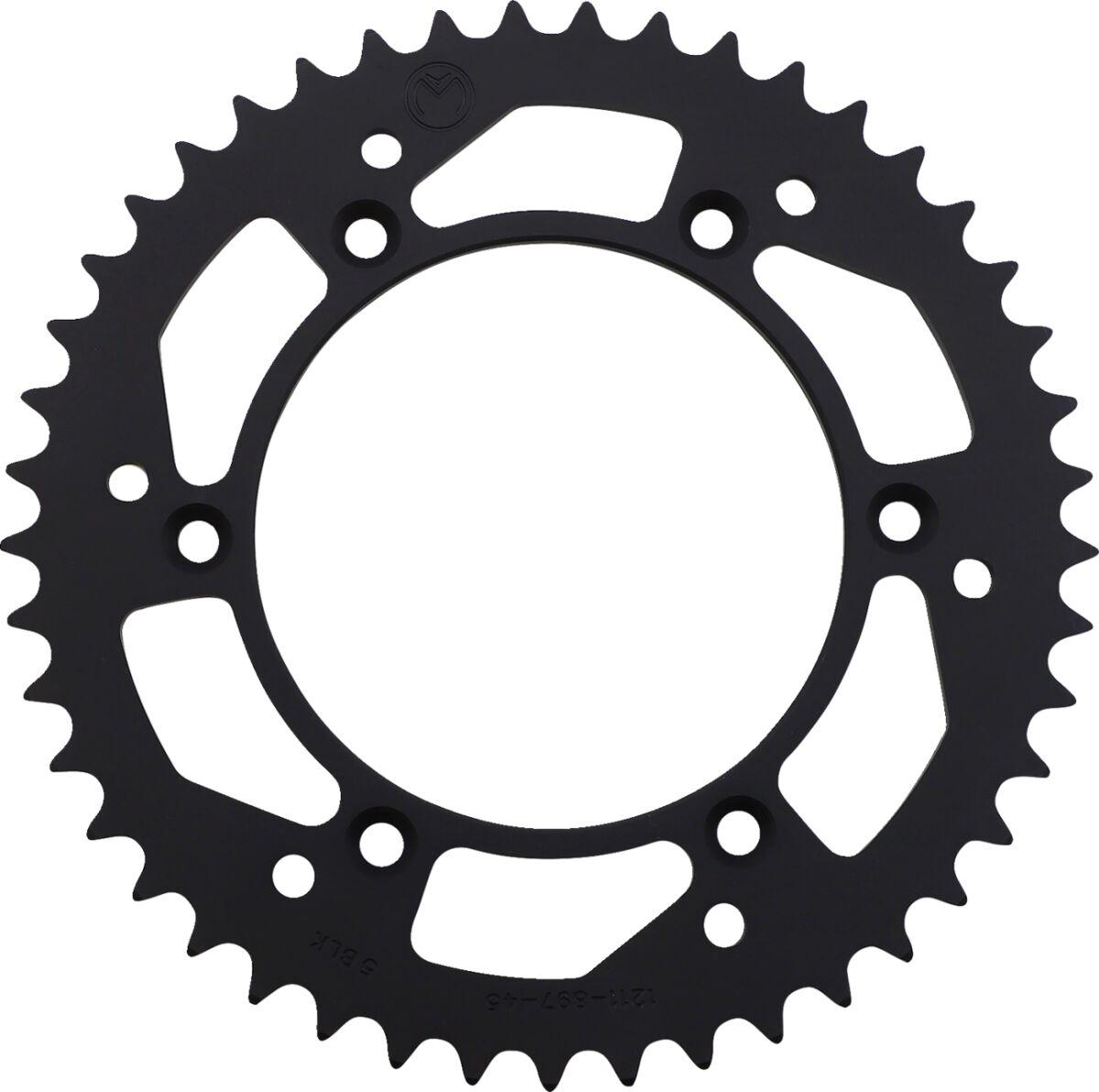 1211-897-45-10 - Moose Racing Aluminium Sprocket For KTM Adventure 640 1999-2006 Rear Black 45T