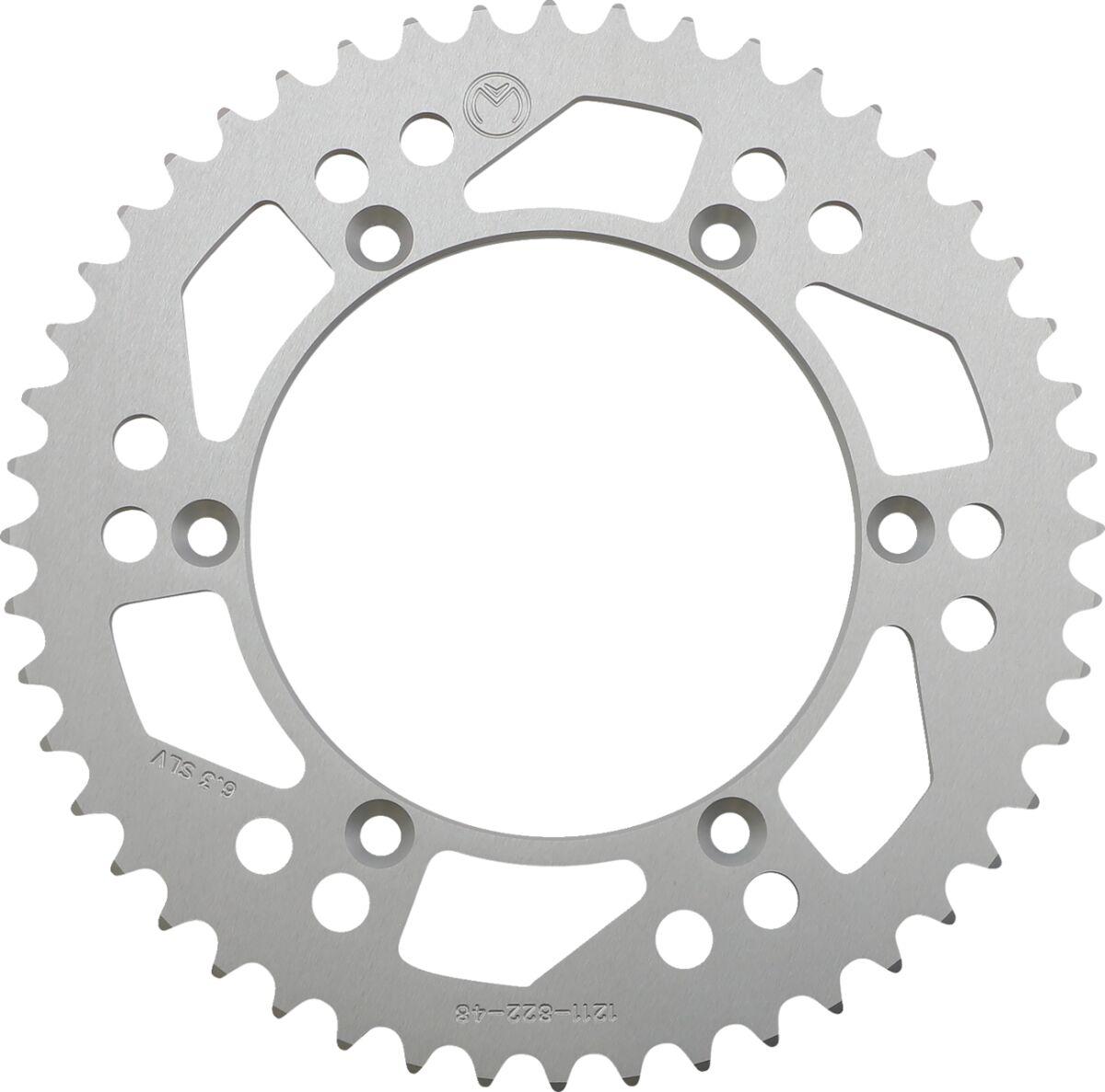 1211-822-48-11 - Moose Racing Aluminium Sprocket For Husqvarna AE 430 Rear Silver 48T 1986-1988