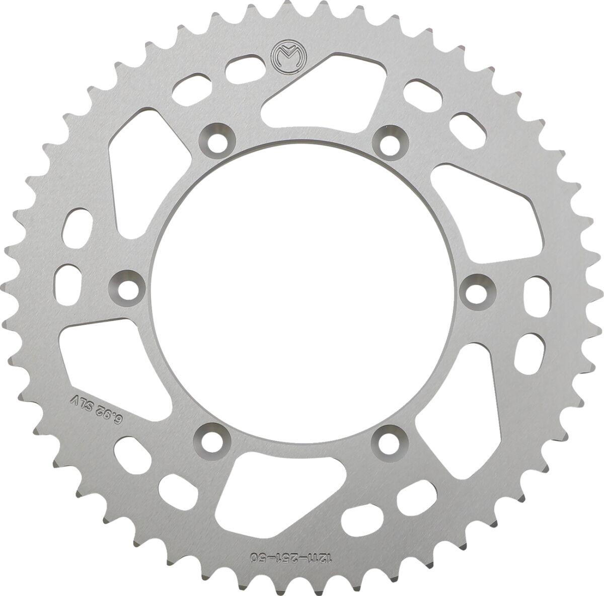 1211-251-50-11 - Moose Racing Aluminium Sprocket For Yamaha TTR230 2005-2017 Rear Silver 50T
