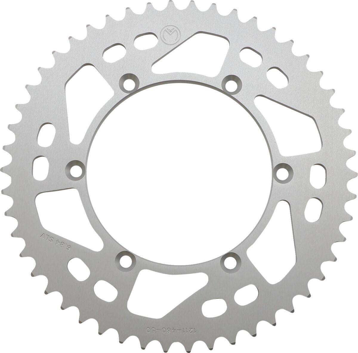 1211-460-50-11 - Moose Racing Aluminium Sprocket For Kawasaki KDX175 1980-1982 Rear Silver 50T