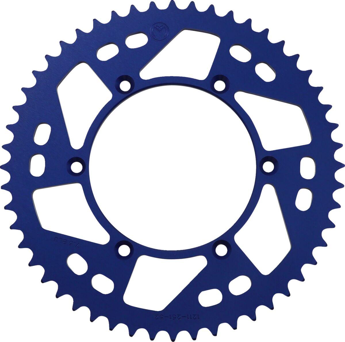 1211-251-52-12 - Moose Racing Aluminium Sprocket For Yamaha TTR230 2005-2017 Rear Blue 52T