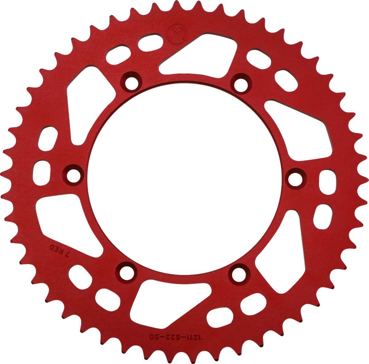 1211-822-50-13 - Moose Racing Aluminium Sprocket For Husqvarna AE 430 Rear Red 50T 1986-1988