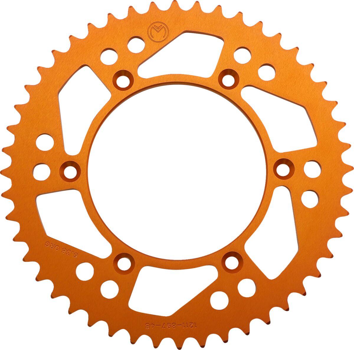 1211-897-48-14 - Moose Racing Aluminium Sprocket For KTM Adventure 640 Rear Orange 48T 1999-2006