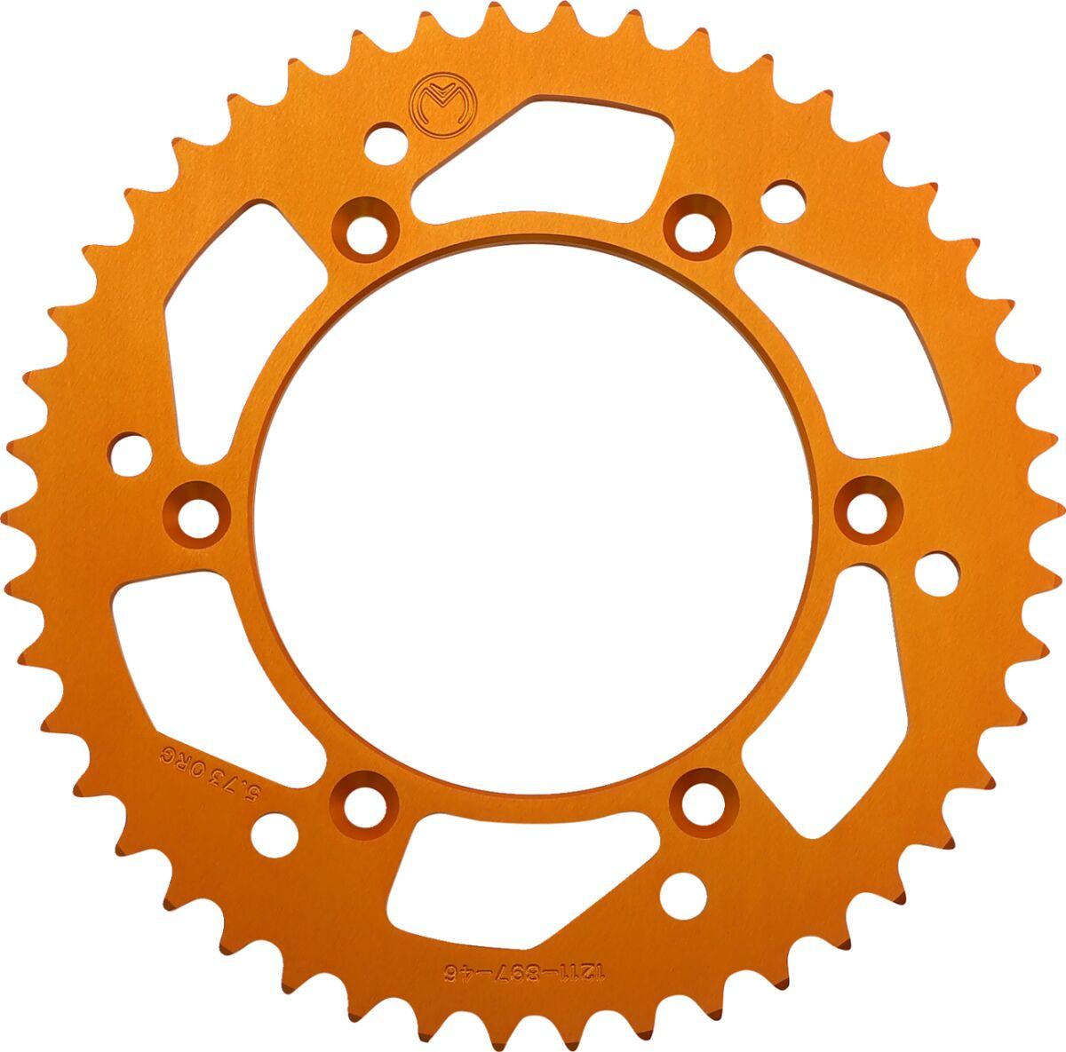 1211-897-46-14 - Moose Racing Aluminium Sprocket For Husqvarna 701 Enduro Rear Orange 46T 2017-2024