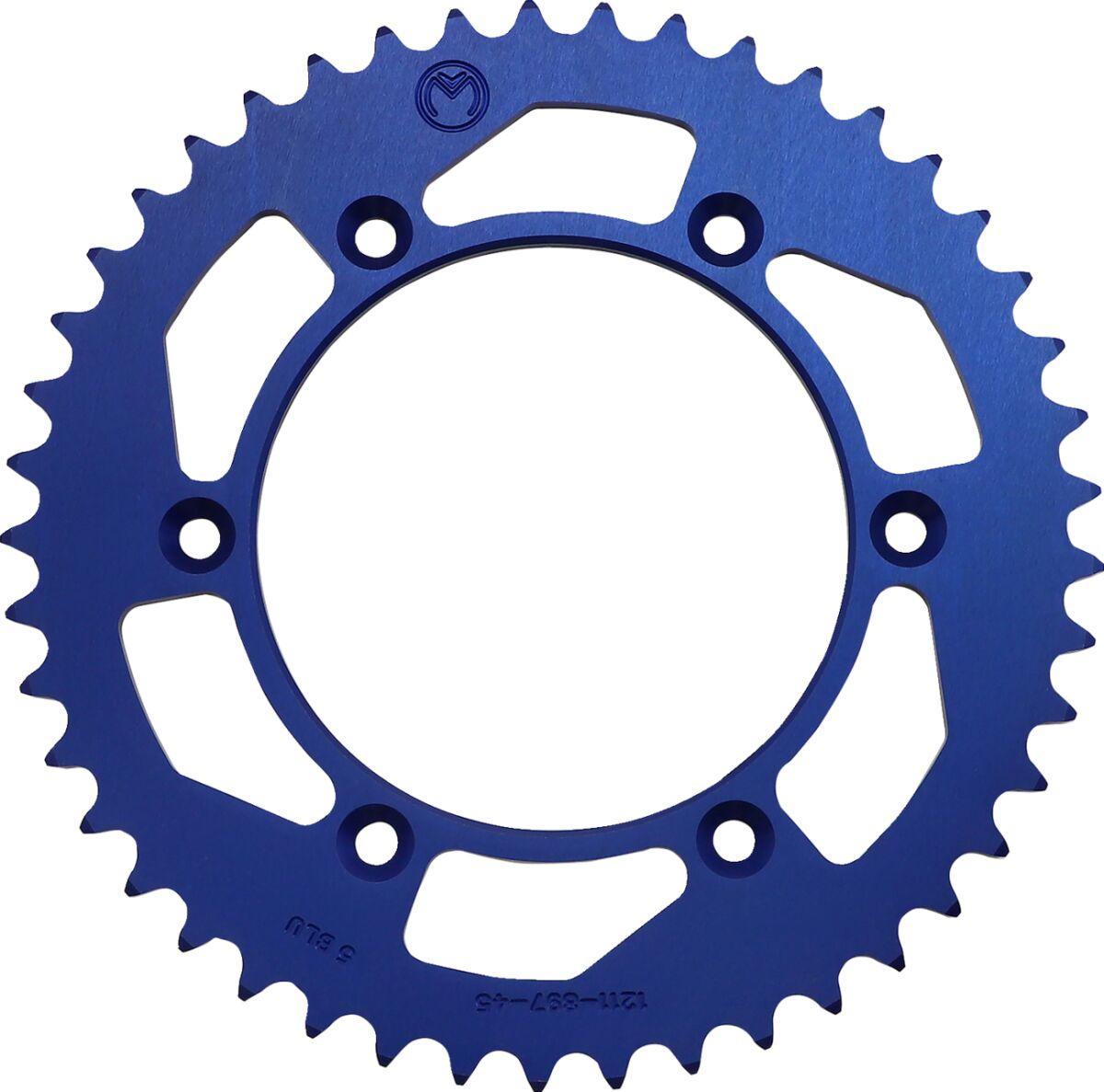 1211-897-45-12 - Moose Racing Aluminium Sprocket For KTM Adventure 640 Rear Blue 45T 1999-2006