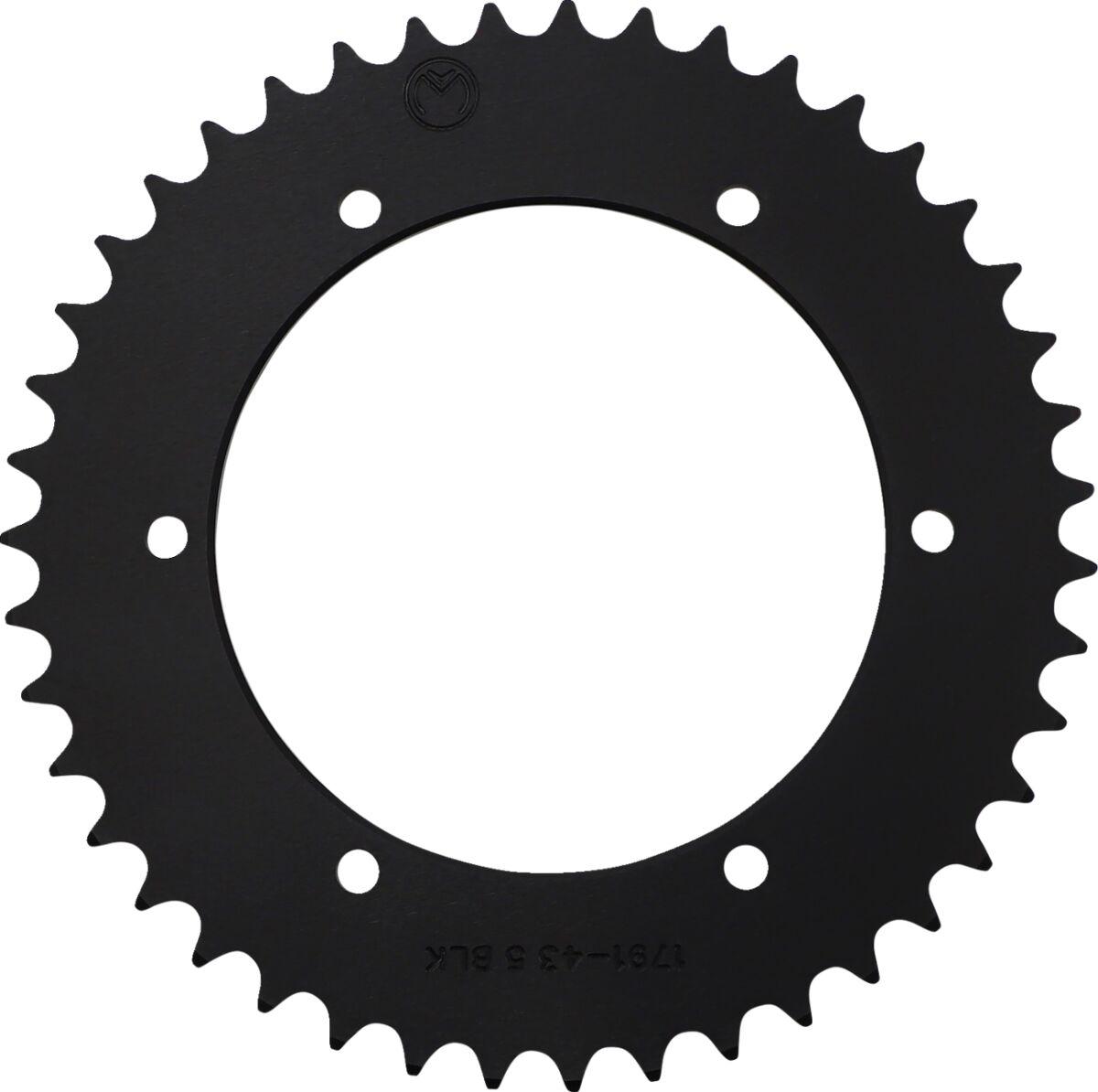 1211-1791-43-10 - Moose Racing Rear Aluminium Sprocket For Suzuki DR650SE 1996-2000 Rear Black 43T